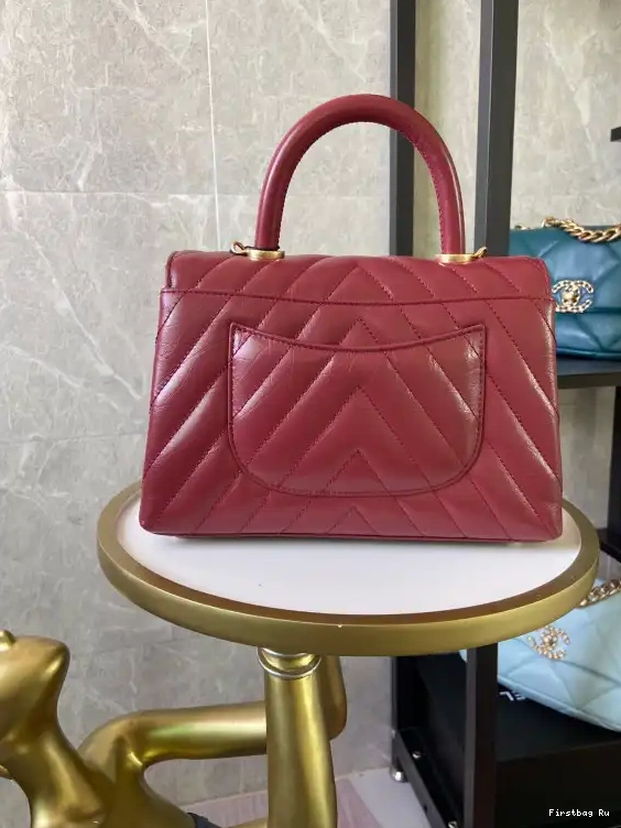 First Bag Ru COCO CHANEL HANDLE BAG 0514